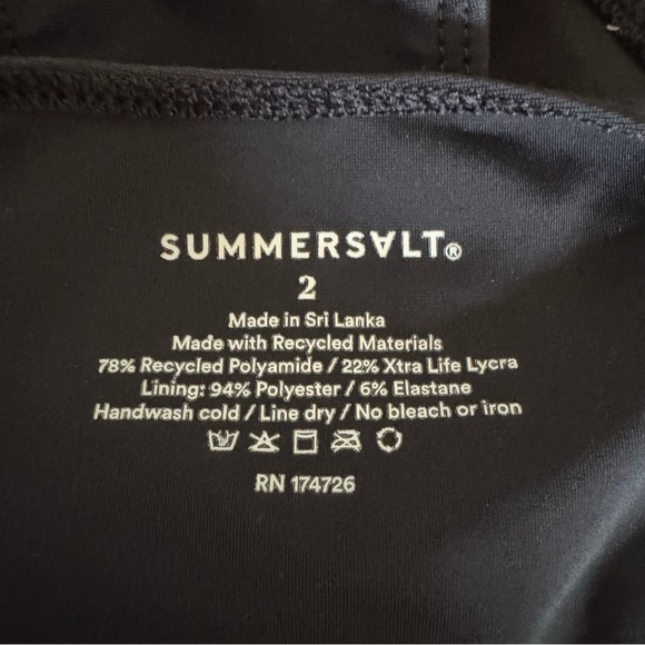 Summersalt Blue and Black One Piece Swimsuit, 2 - Picture 9 of 10